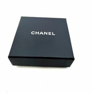 CHANEL Black Small Empty Box 3.5" x 3.5" With Padded Insert